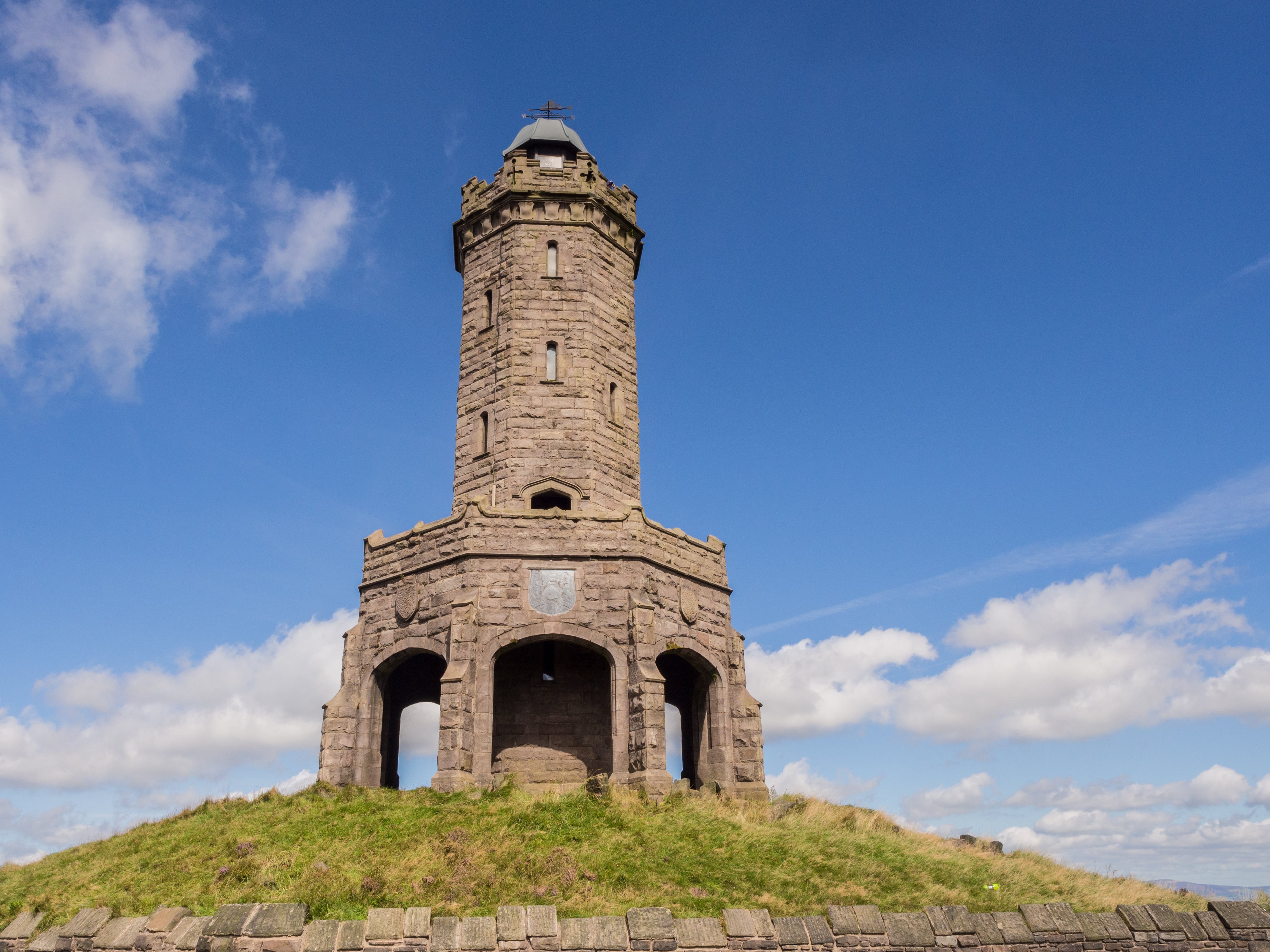 Looking upwards at Darwen Tower